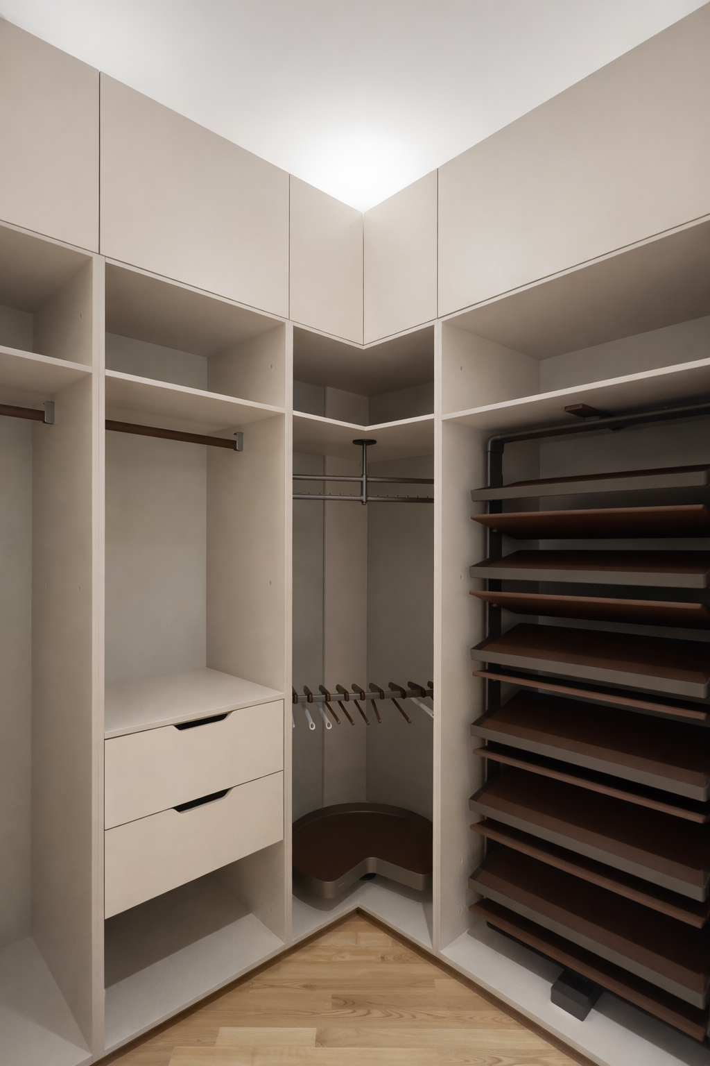 Гардеробные на заказ в Ташкенте - системы хранения под заказ